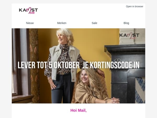 Al gebruik gemaakt van 10 euro korting?