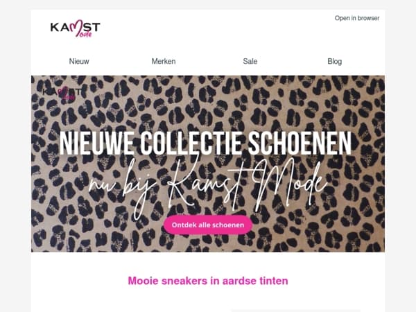 Nieuwe collectie schoenen: nu bij Kamst Mode