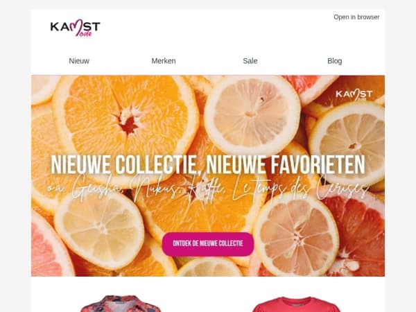 Nieuwe collectie, nieuwe favorieten