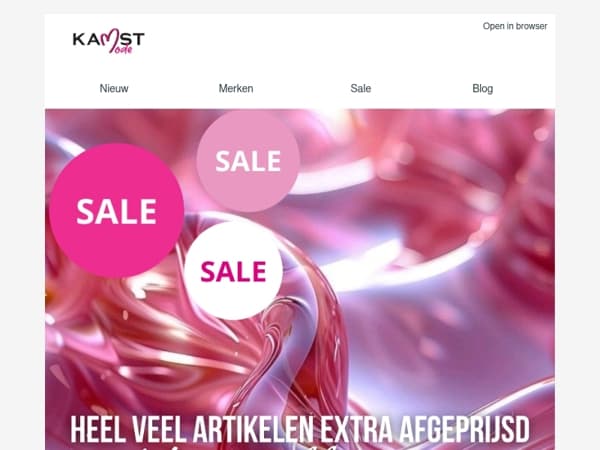 We hebben nóg meer artikelen afgeprijsd!