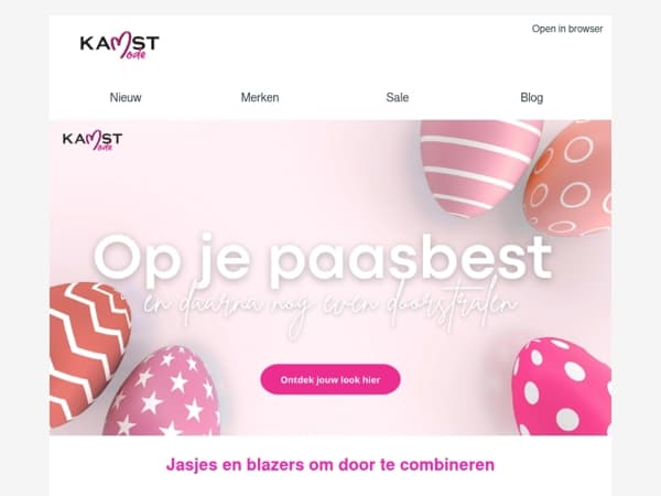 Op je paasbest en daarna!