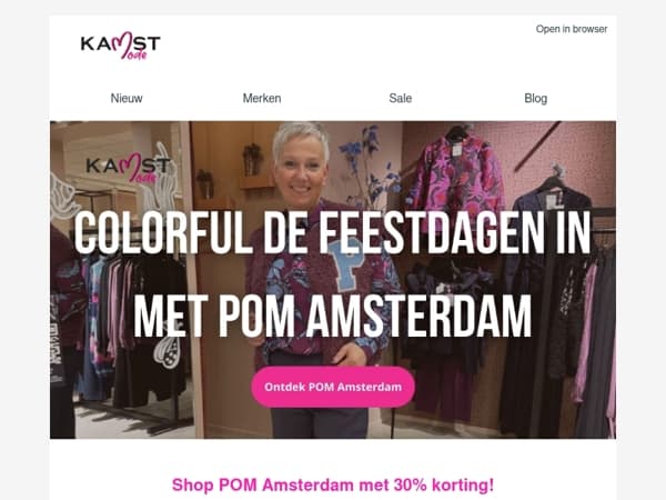 Shop POM Amsterdam nu met 30% korting