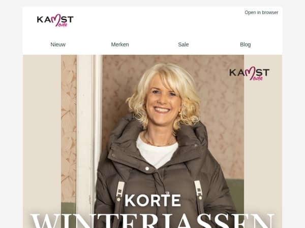 In de schijnwerpers: korte winterjassen bij Kamst Mode