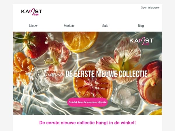 De eerste nieuwe collectie stroomt binnen! 🤎