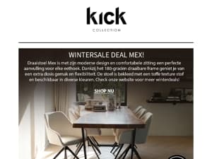 Draaistoel Mex in de sale! ⛄️🤩