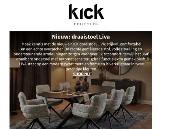 Megan hier, met een geweldige nieuwe stoel!