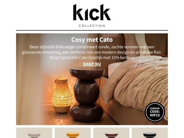 NIEUW! Bijzettafel Cato 😍