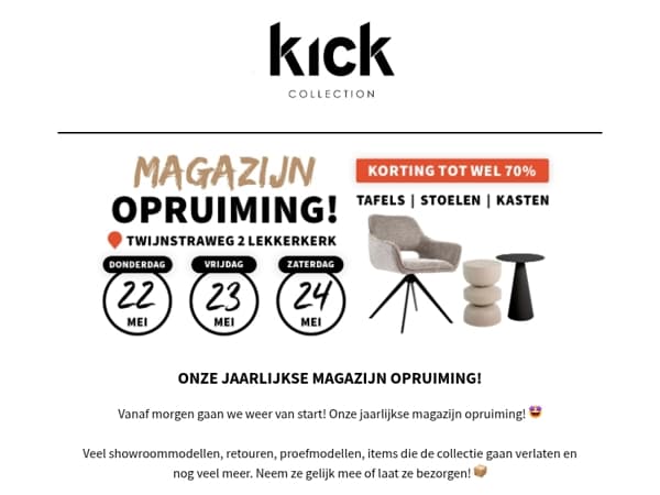 MAGAZIJN OPRUIMING ‼️