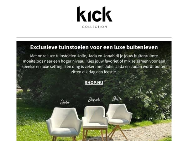 Luxe voor in je tuin! ☀️