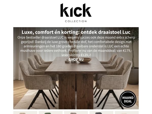 Benieuwd welke tafel @stylynn koos? 👀