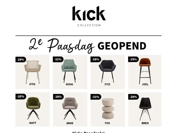 2e paasdag geopend! 🐣