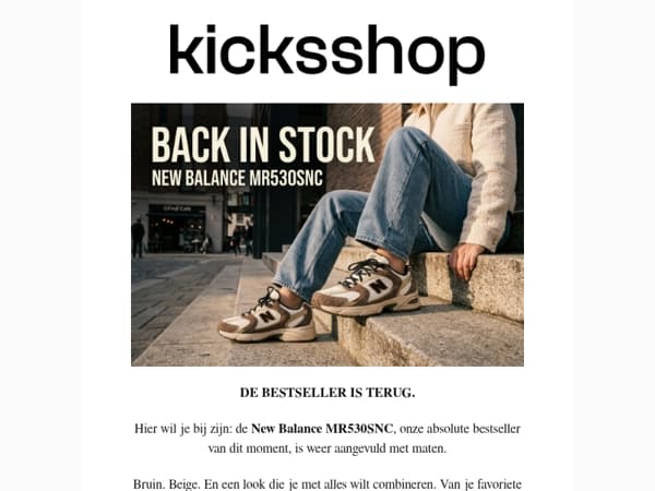 Hij is terug 🔥 Onze bestseller MR530SNC