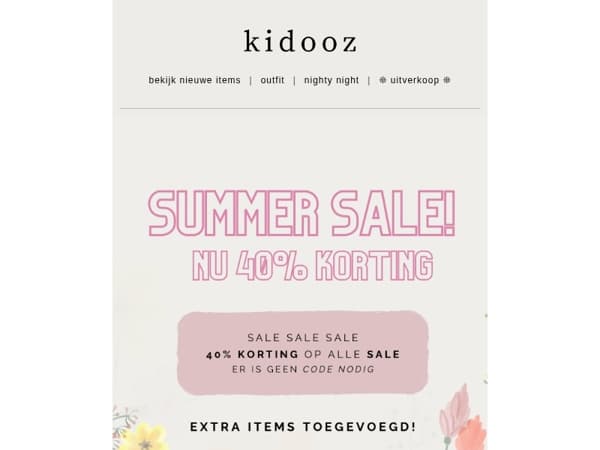 NIEUWE ITEMS // nú 40% korting op ALLE SALE!! 🍉 🛼🍨