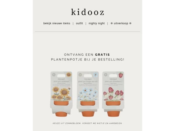 GRATIS plantenpotje of Louis shopper bij je bestelling 🌻 🍓