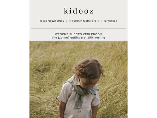 Wegens succes verlengd: 15% korting op Lil' Atelier & Name It 🛼 🦚