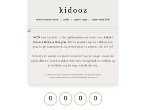 WIN een verblijf in de Beekse Bergen 🦒 🦥 🐾