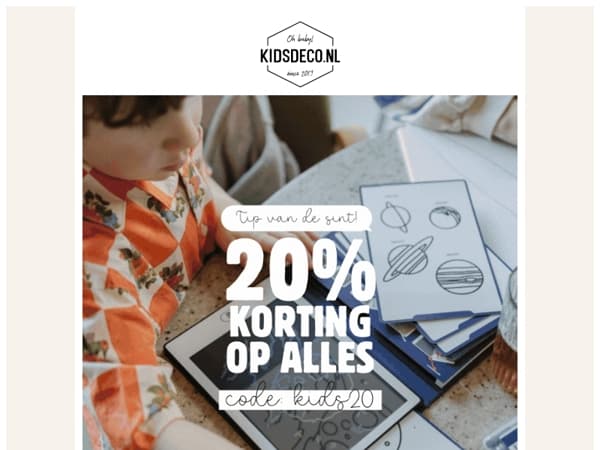 20% korting verloopt over een paar uur! ⏰