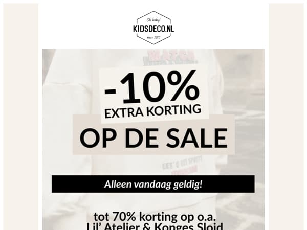 60% KORTING op Lil' Atelier, Konges Slojd & Liewood! 😱