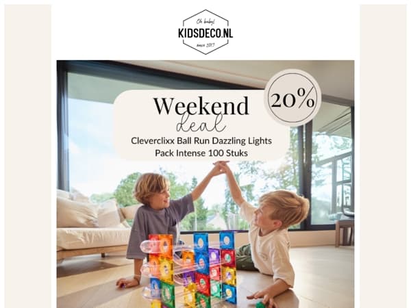 ⏰ Laatste kans: 20% korting op Cleverclixx Ball Run