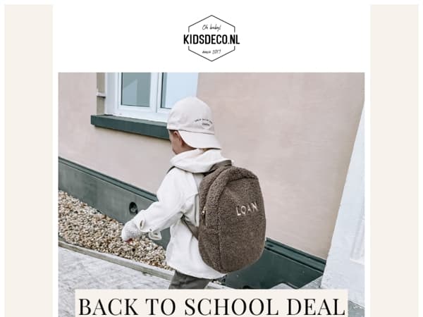 Back to school SALE gestart! 🎒