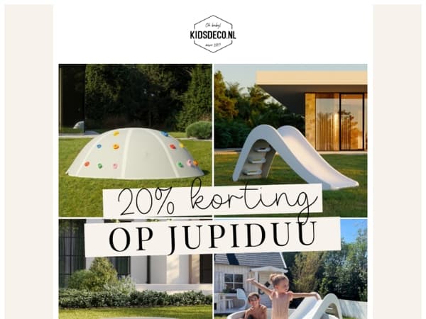 20% KORTING op Jupiduu! 🎁