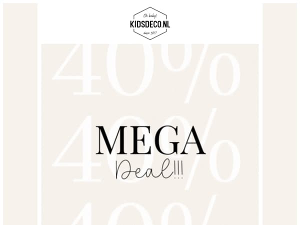 MEGA DEAL ALERT 🚨 // 40% EXTRA korting op sale!
