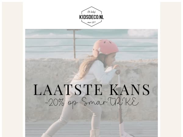 Je hebt nog héél even 👀