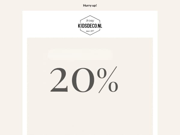 , -20% korting eindigt vanavond! ⏰