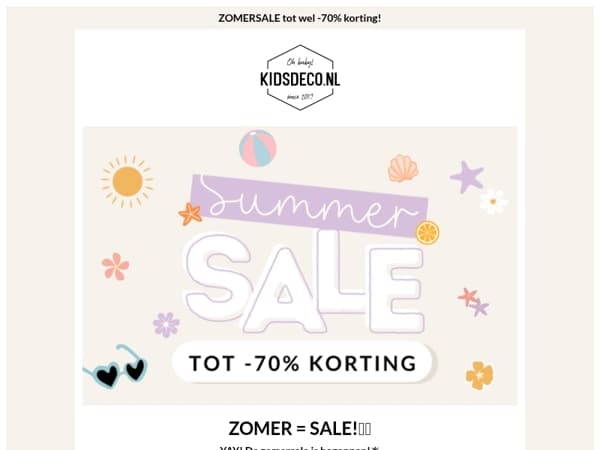 SALE: tot 70% korting op jouw summer essentials ☀️🛍️🍉