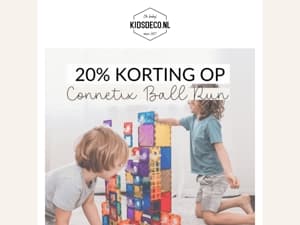 Alleen vandaag: 20% korting op Connetix Ball Run Rainbow! 🌈