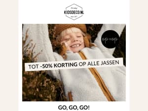 Tot -50% KORTING op alle (winter)jassen & jacks! 🤩❄️