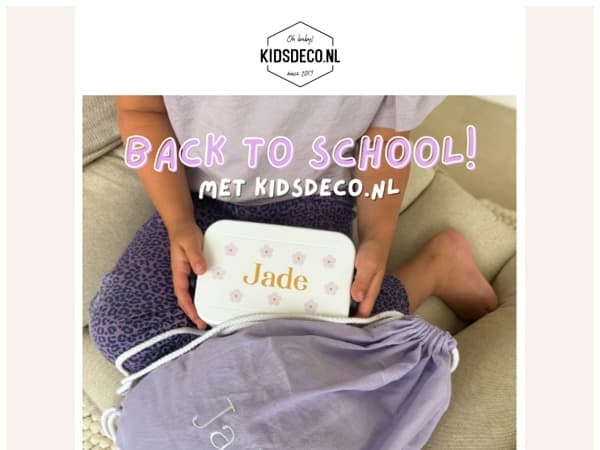 Back to school met Kidsdeco.nl! 🎒