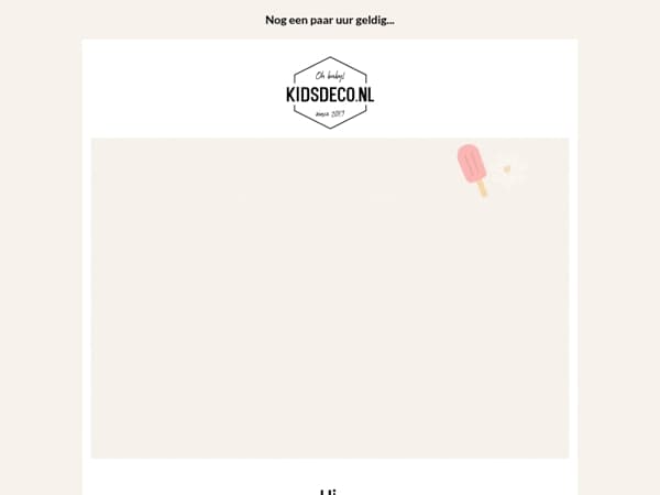 20% korting verloopt bijna.. ⏰ Hurry up!