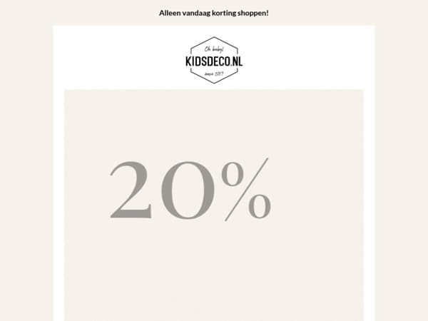 -20% KORTING OP ALLES, ! 🤩