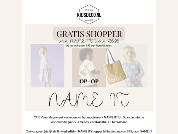 Nieuw merk: NAME IT 😍