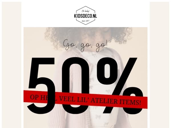 50% KORTING OP LIL' ATELIER 😱 Wees snel!