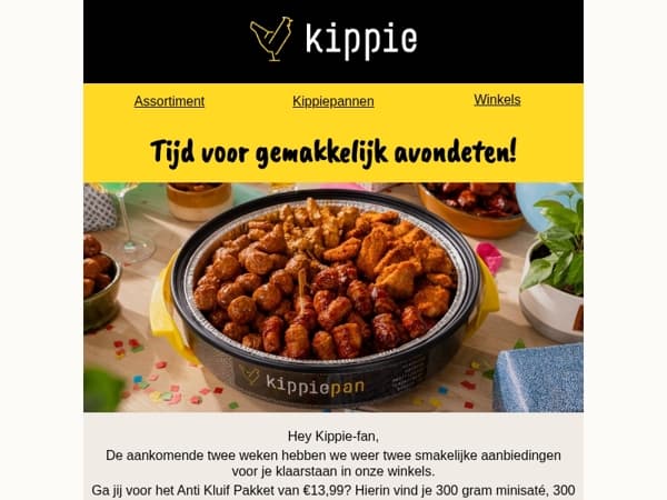 Wat zet jij deze week op tafel, Kippie-fan?