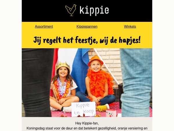 Vier Koningsdag met de lekkerste hapjes! 👑