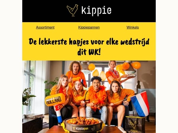 De lekkerste hapjes voor de wedstrijd! ⚽
