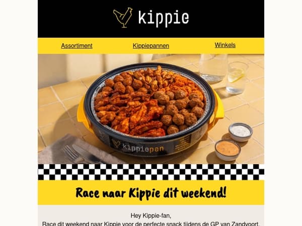 Race naar Kippie voor de GP van Zandvoort 🏁
