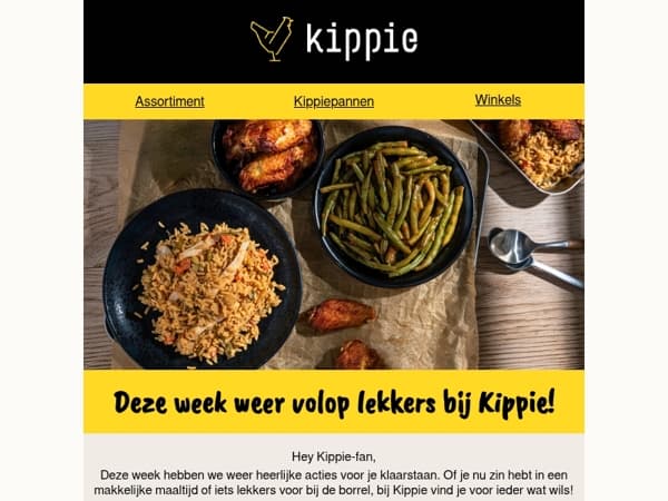  Kippie-fan, dit staat er deze week klaar bij Kippie