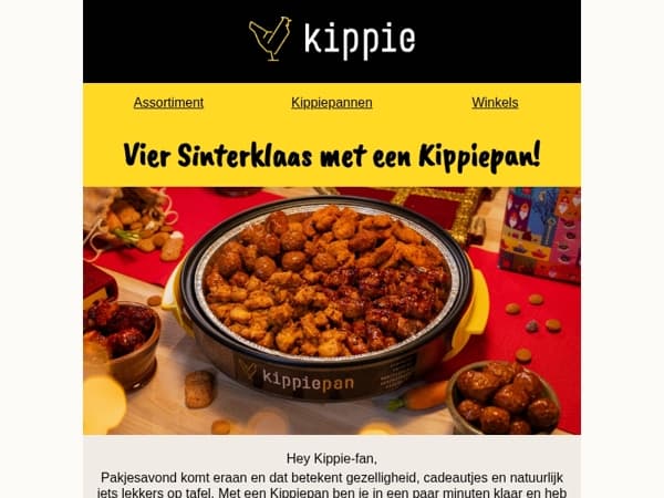 Heb jij jouw Kippiepan al besteld voor Pakjesavond, Kippie-fan?
