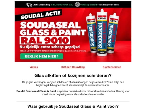 Kozijnen schilderen of glas afkitten? 🪟