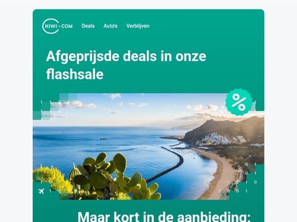 Vluchten vanuit Nederland vanaf slechts 28 €!