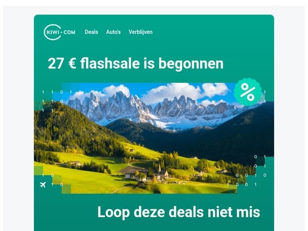 Nu beschikbaar: vluchten vanuit Nederland voor 27 €! ✈️