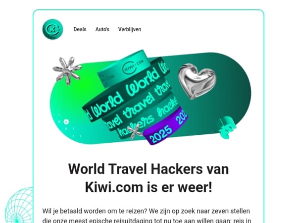 Krijg € 10.000 betaald om rond de wereld te reizen!