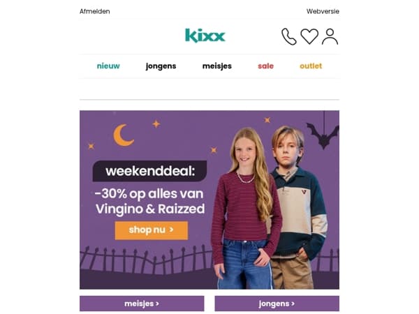 ❤️‍🔥 -30% op Vingino & Raizzed | Weekenddeal