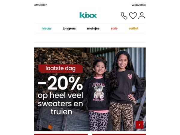 🤎 -20% op heel veel sweaters & vesten