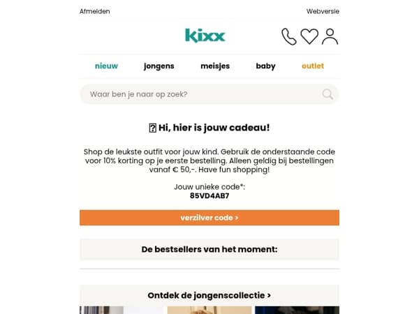 🎁 Hi, hier is jouw cadeau! 