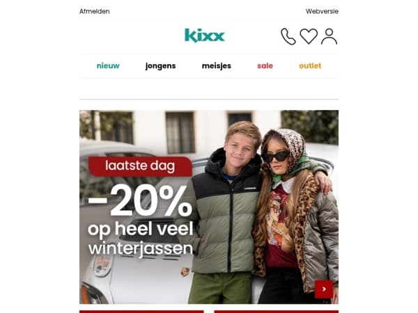 📣 -20% op heel veel winterjassen | Laatste kans!